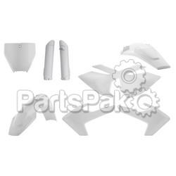 Acerbis 2462600002; Full Plastic Kit White
