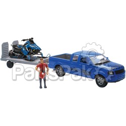 New-Ray SS-37406; Replica 1:18 Trk / Trailer / Sled Truck Blue / Fits Polaris Blue; 2-WPS-959-0082