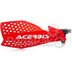 Acerbis 2645481005; Ultimate X Handguard Red / White