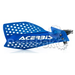 Acerbis 2645481006; Ultimate X Handguard Blue / White; 2-WPS-26454-81006