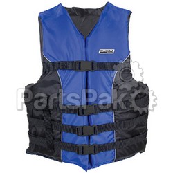 SeaChoice 85370; 4-Belt Ski Vest Blue 4Xl/5Xl