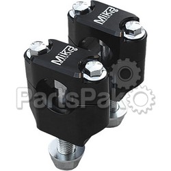 Mika Metals BLACK MK-BL-78; Rubber Mounted Clamps Black 7/8-inch