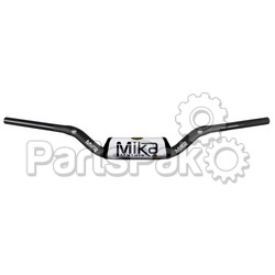 Mika Metals MK-RA-MIH-WHITE; Raw Series Handlebar Mini High Bend White 1-1/8-inch; 2-WPS-205-7013W