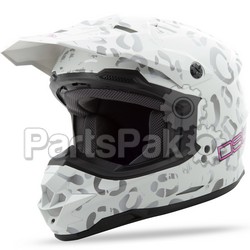 Gmax 2769318; Divas Helmet Gm76S White Leopard 2X