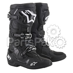 Alpinestars 2010019-10-10; Tech 10 Boots Black Size 10; 2-WPS-482-01010
