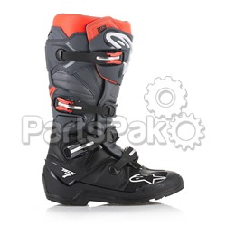 Alpinestars 2012114-1133-8; Tech 7 Enduro Boots Black / Grey / Red Size 08; 2-WPS-482-28808