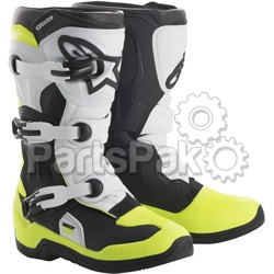 Alpinestars 2014018-125-7; Tech 3S Boots Black / White / Yellow Size 07; 2-WPS-482-42507