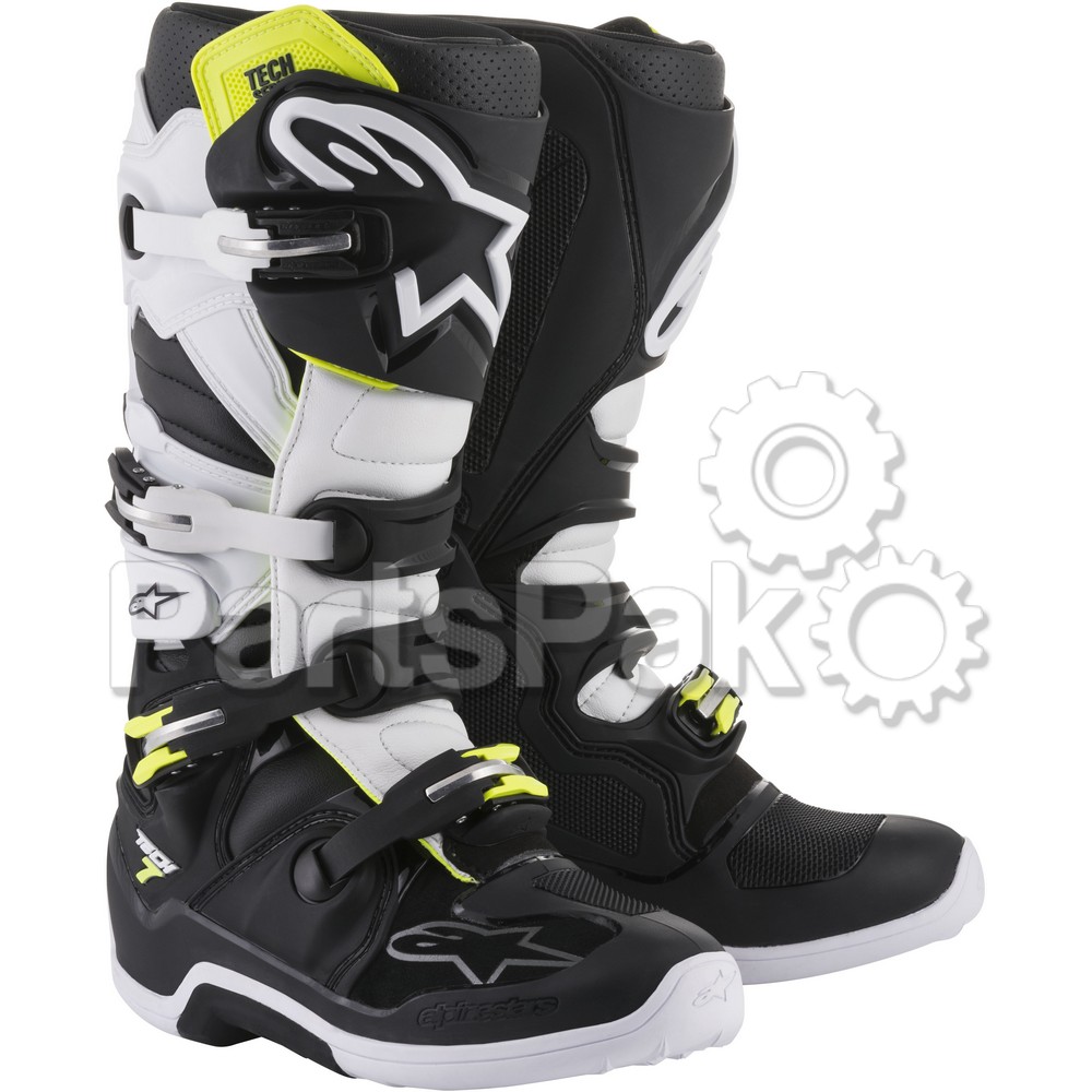 Alpinestars 2012014-12-16; Tech 7 Boots Black / White Size 16