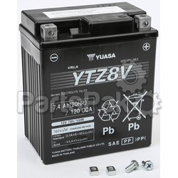 Yuasa YUAM728ZV; Sealed Factory Activated Battery Ytz8V; 2-WPS-49-1992