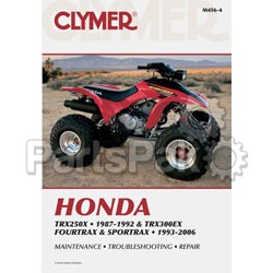 Clymer Manuals M456-4; M456 Honda TRX250X/300Ex Clymer Repair Manual; 2-MCD-RM456
