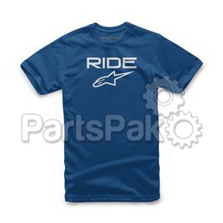 Alpinestars 1038-72000-7920-L; Ride 2.0 Tee Royal Blue / White Lg