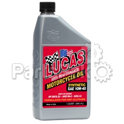Lucas 10793; Synthetic High Performance Oil 10W-40 32Oz