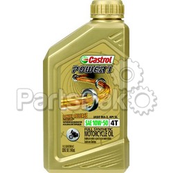 Castrol 6114; Power 1 4T Synthetic Oil 10W50 1Qt