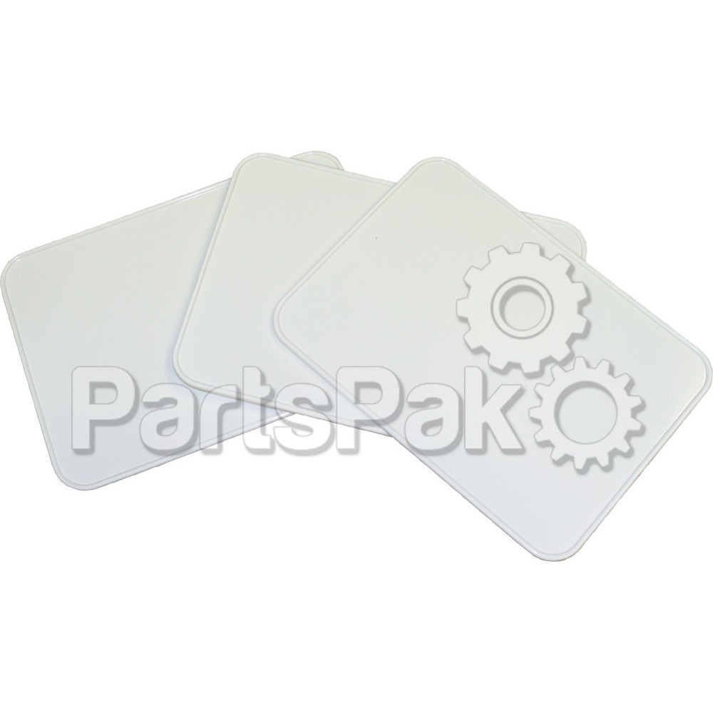UNI NP-300 W/C; Plastic Number Plate 10-inchX12-inch 3-Pack