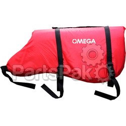 Omega 40902-M; Dog Vest Red Medium