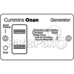 Cummins (Onan Generators) 3004942; Remote Control Switch Only; LNS-515-3004942