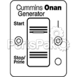 Cummins (Onan Generators) 3005331; Remote Control Switch Only; LNS-515-3005331