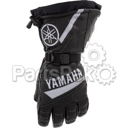 Yamaha 180-80314-00-07 Gloves, Mens Yamaha Gnlt Leather Black Small; 180803140007