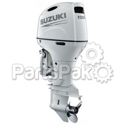 Suzuki DF150ATXW5 150-hp 4-Stroke Outboard Boat Motor, White, 25-inch Shaft, Power Trim & Tilt, Standard Rotation (Right) Gearcase, (Requires Remote Mechanical Controls)