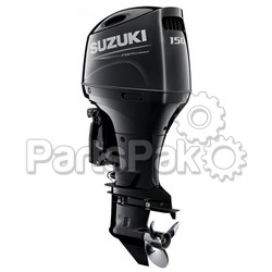 Suzuki DF150ATXZ5 150-hp 4-Stroke Outboard Boat Motor, Nebular Black, 25-inch Shaft, Power Trim & Tilt, Counter Rotation (Left) Gearcase, (Requires Remote Mechanical Controls)