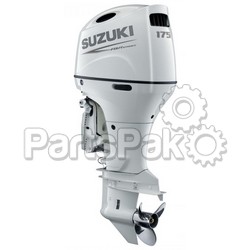 Suzuki DF175ATLW5 175-hp 4-Stroke Outboard Boat Motor, White, 20-inch Shaft, Power Trim & Tilt, Standard Rotation (Right) Gearcase, (Requires Remote Mechanical Controls)