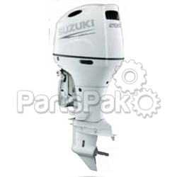 Suzuki DF200ATXZW5 200-hp 4-Stroke Outboard Boat Motor, White, 25-inch Shaft, Power Trim & Tilt, Counter Rotation (Left) Gearcase, (Requires Remote Mechanical Controls)