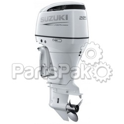 Suzuki DF225TXZW5 225-hp 4-Stroke Outboard Boat Motor, White, 25-inch Shaft, Power Trim & Tilt, Counter Rotation (Left) Gearcase, (Requires Remote Mechanical Controls)