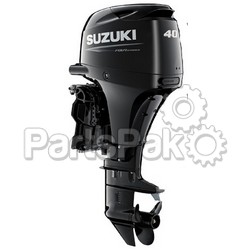 Suzuki DF40ATL5 40-hp 4-Stroke Outboard Boat Motor, Nebular Black, 20-inch Shaft, Power Trim & Tilt, Standard Rotation (Right) Gearcase, (Requires Remote Mechanical Controls)
