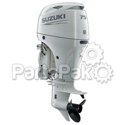 Suzuki DF75ATLW5 75-hp 4-Stroke Outboard Boat Motor, White, 20-inch Shaft, Power Trim & Tilt, Standard Rotation (Right) Gearcase, (Requires Remote Mechanical Controls)