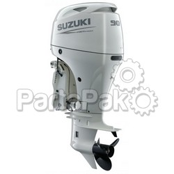 Suzuki DF90ATLW5 90-hp 4-Stroke Outboard Boat Motor, White, 20-inch Shaft, Power Trim & Tilt, Standard Rotation (Right) Gearcase, (Requires Remote Mechanical Controls)