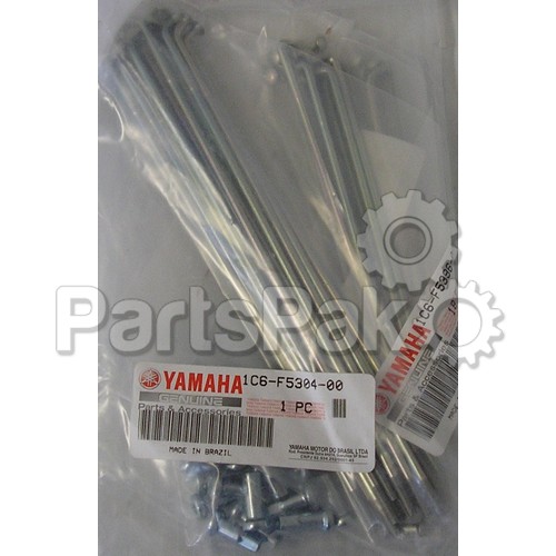 Yamaha 1C6-F5304-00-00 Spoke Set, Rear; 1C6F53040000
