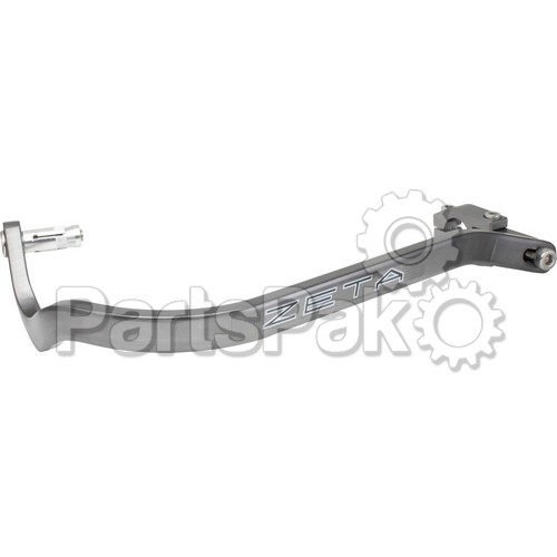 パーツ ZETA Armor Hand Guards ZE72-0003 Zeta ZE72-0003; Armor Handguards Bend Titanium 7/8-inch