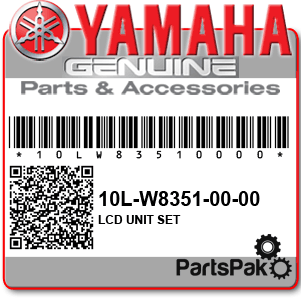 Yamaha 10L-W8351-00-00 Lcd Unit Set; 10LW83510000