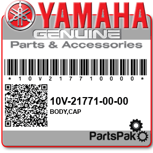 Yamaha 10V-21771-00-00 Body, Cap; 10V217710000
