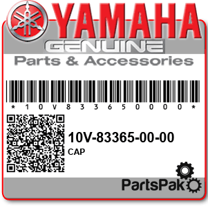 Yamaha 10V-83365-00-00 Cap; New # 10V-83365-01-00