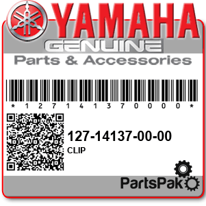 Yamaha 127-14137-00-00 Clip; 127141370000