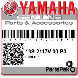 Yamaha 13S-2117V-00-P3 Cover 7; 13S2117V00P3
