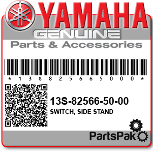 Yamaha 13S-82566-50-00 Switch, Side Stand; 13S825665000