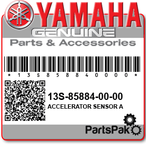 Yamaha 13S-85884-00-00 Accelerator Sensor Assembly; New # 13S-85884-01-00