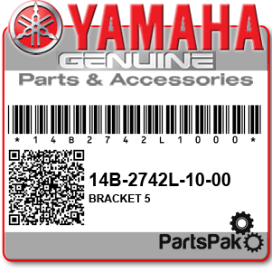 Yamaha 14B-2742L-10-00 Bracket 5; 14B2742L1000