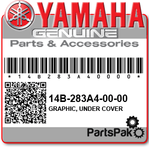 Yamaha 14B-283A4-00-00 Graphic, Under Cover 4; 14B283A40000