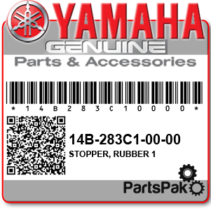 Yamaha 14B-283C1-00-00 Stopper, Rubber 1; 14B283C10000
