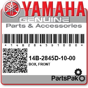 Yamaha 14B-2845D-10-00 Box, Front; 14B2845D1000
