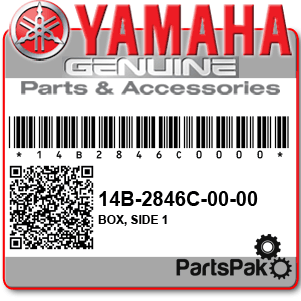Yamaha 14B-2846C-00-00 Box, Side 1; 14B2846C0000