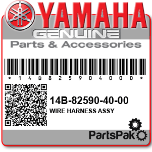 Yamaha 14B-82590-40-00 Wire Harness Assembly; 14B825904000