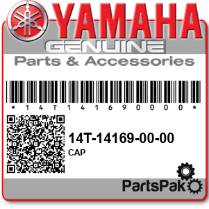 Yamaha 14T-14169-00-00 Cap; 14T141690000