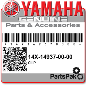 Yamaha 14X-14937-00-00 Clip; 14X149370000
