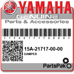 Yamaha 15A-21717-00-00 Damper; 15A217170000