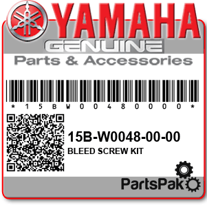 Yamaha 15B-W0048-00-00 Bleed Screw Kit; 15BW00480000