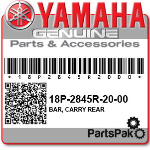 Yamaha 18P-2845R-20-00 Bar, Carry Rear; 18P2845R2000